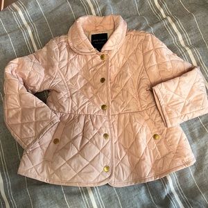 Janie and Jack pale pink puffy jacket